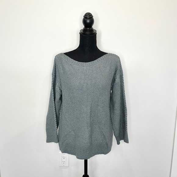 Ann Taylor Teal Knit Wool Blend Sweater - Picture 1 of 7